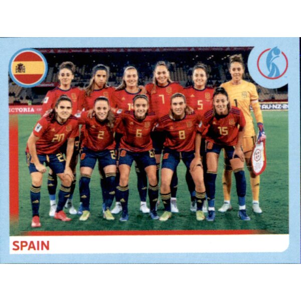 Frauen EM 2022 Sticker 21 - Spain - Team