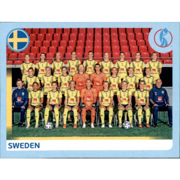 Frauen EM 2022 Sticker 24 - Sweden - Team