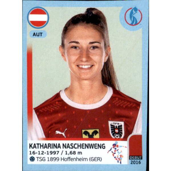 Frauen EM 2022 Sticker 60 - Katharina Naschenweng - Österreich