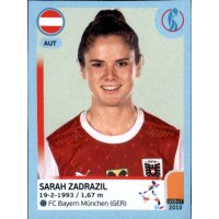 Frauen EM 2022 Sticker 65 - Sarah Zadrazil - Österreich