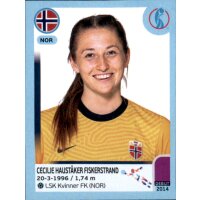 Frauen EM 2022 Sticker 74 - Cecilie Haustaker...