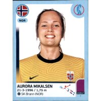 Frauen EM 2022 Sticker 75 - Aurora Mikalsen - Norwegen