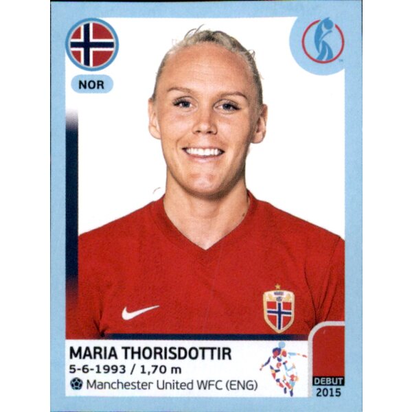 Frauen EM 2022 Sticker 76 - Maria Thorisdottir - Norwegen