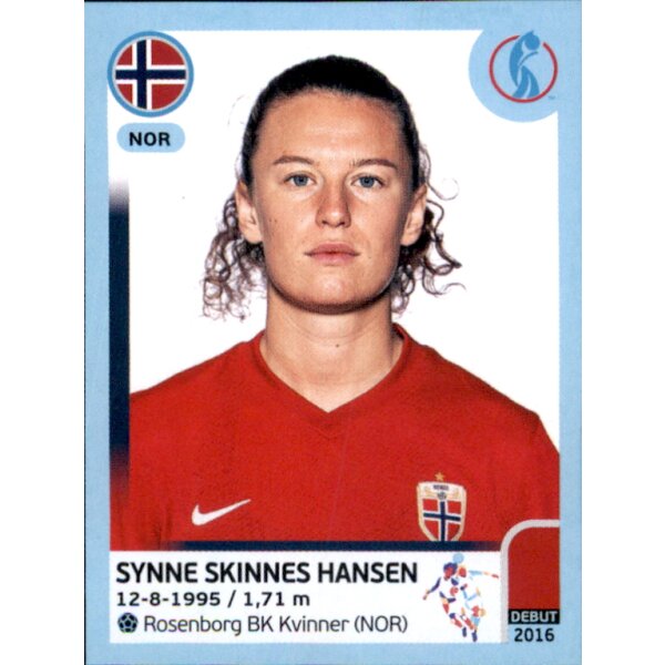 Frauen EM 2022 Sticker 77 - Synne Skinnes Hansen - Norwegen