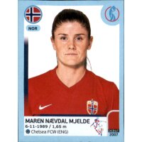 Frauen EM 2022 Sticker 79 - Maren Naevdal Mjelde - Norwegen