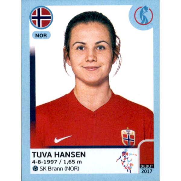 Frauen EM 2022 Sticker 80 - Tuva Hansen - Norwegen