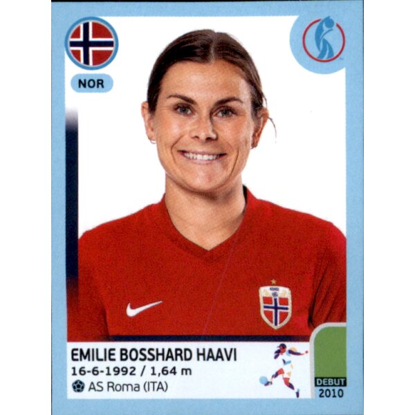 Frauen EM 2022 Sticker 93 - Emilie Bosshard Haavi - Norwegen