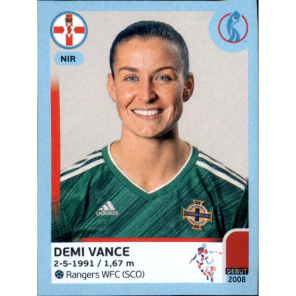 Frauen EM 2022 Sticker 98 - Demi Vance - Nordirland