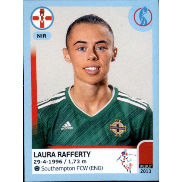 Frauen EM 2022 Sticker 99 - Laura Rafferty - Nordirland