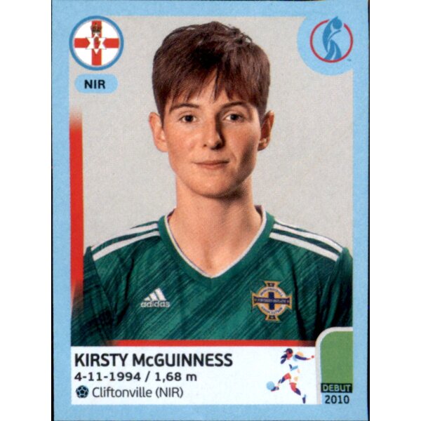 Frauen EM 2022 Sticker 114 - Kirsty McGuinness - Nordirland