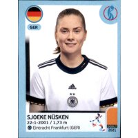 Frauen EM 2022 Sticker 123 - Sjoeke Nüsken -...