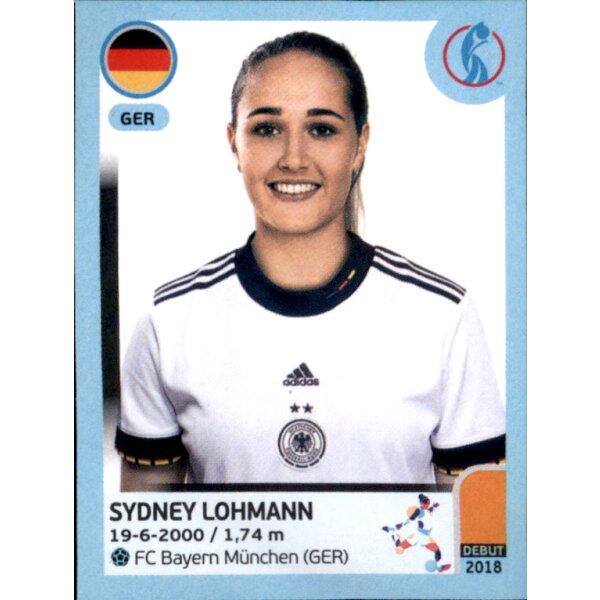 Frauen EM 2022 Sticker 124 - Sydney Lohmann - Deutschland