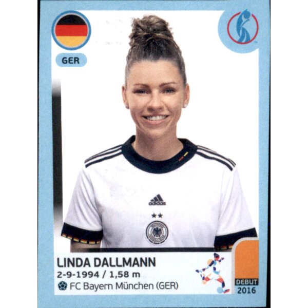 Frauen EM 2022 Sticker 130 - Linda Dallmann - Deutschland