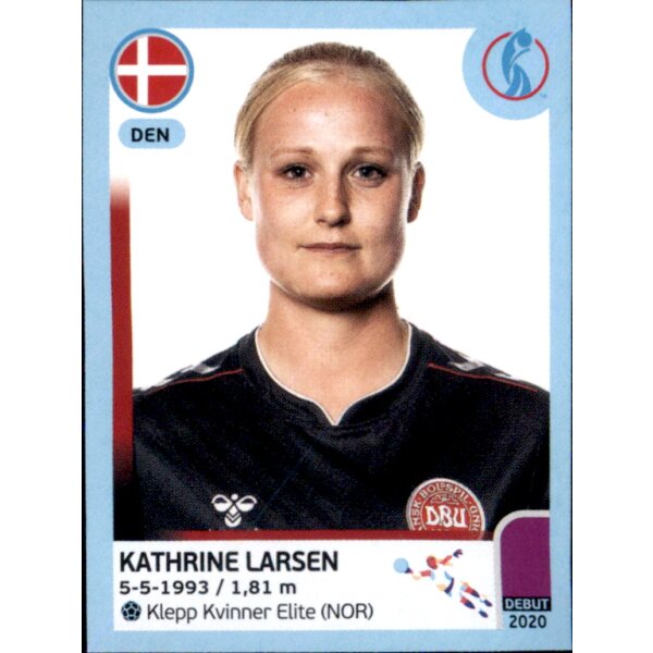 Frauen EM 2022 Sticker 138 - Kathrine Larsen - Dänemark