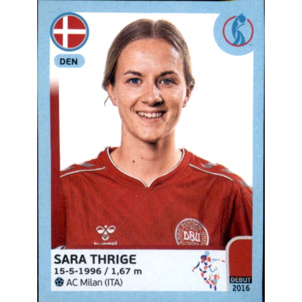 Frauen EM 2022 Sticker 139 - Sara Thrige - Dänemark