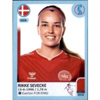 Frauen EM 2022 Sticker 140 - Rikke Sevecke - Dänemark