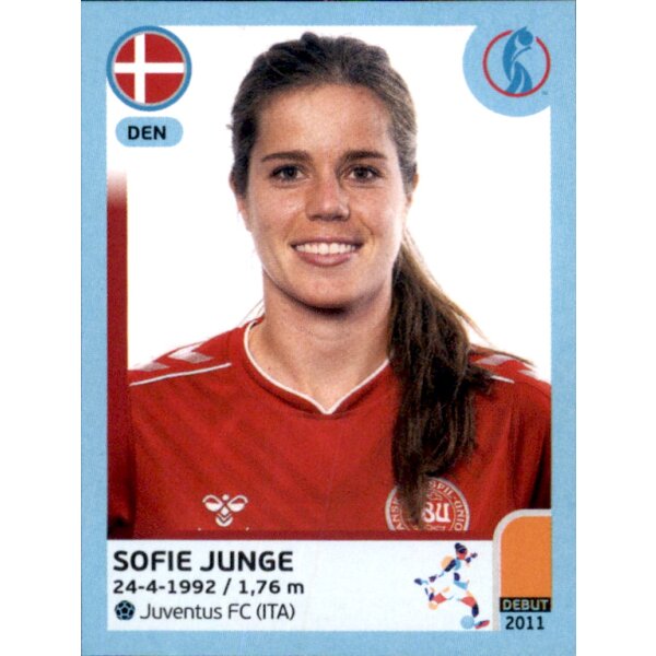 Frauen EM 2022 Sticker 150 - Sofie Junge - Dänemark