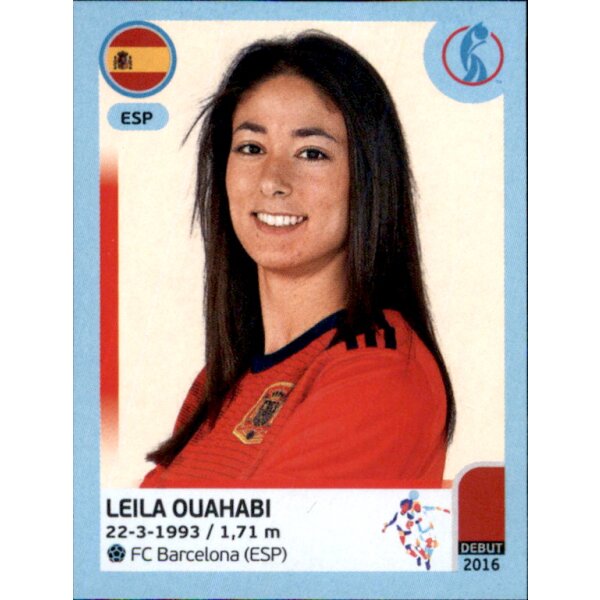 Frauen EM 2022 Sticker 165 - Leila Ouahabi - Spanien