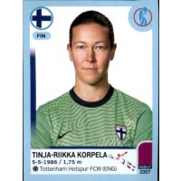 Frauen EM 2022 Sticker 179 - Tinja-Riikka Korpela - Finnland
