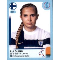 Frauen EM 2022 Sticker 187 - Ria Öling - Finnland