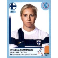 Frauen EM 2022 Sticker 191 - Eveliina Summanen - Finnland