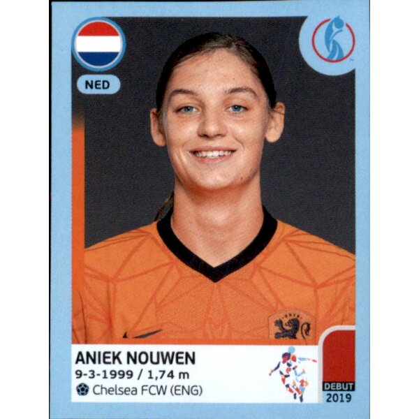 Frauen EM 2022 Sticker 202 - Aniek Nouwen - Niederlande