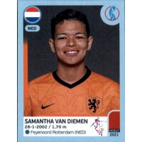 Frauen EM 2022 Sticker 208 - Samantha Van Diemen -...