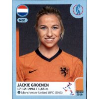 Frauen EM 2022 Sticker 209 - Jackie Groenen - Niederlande