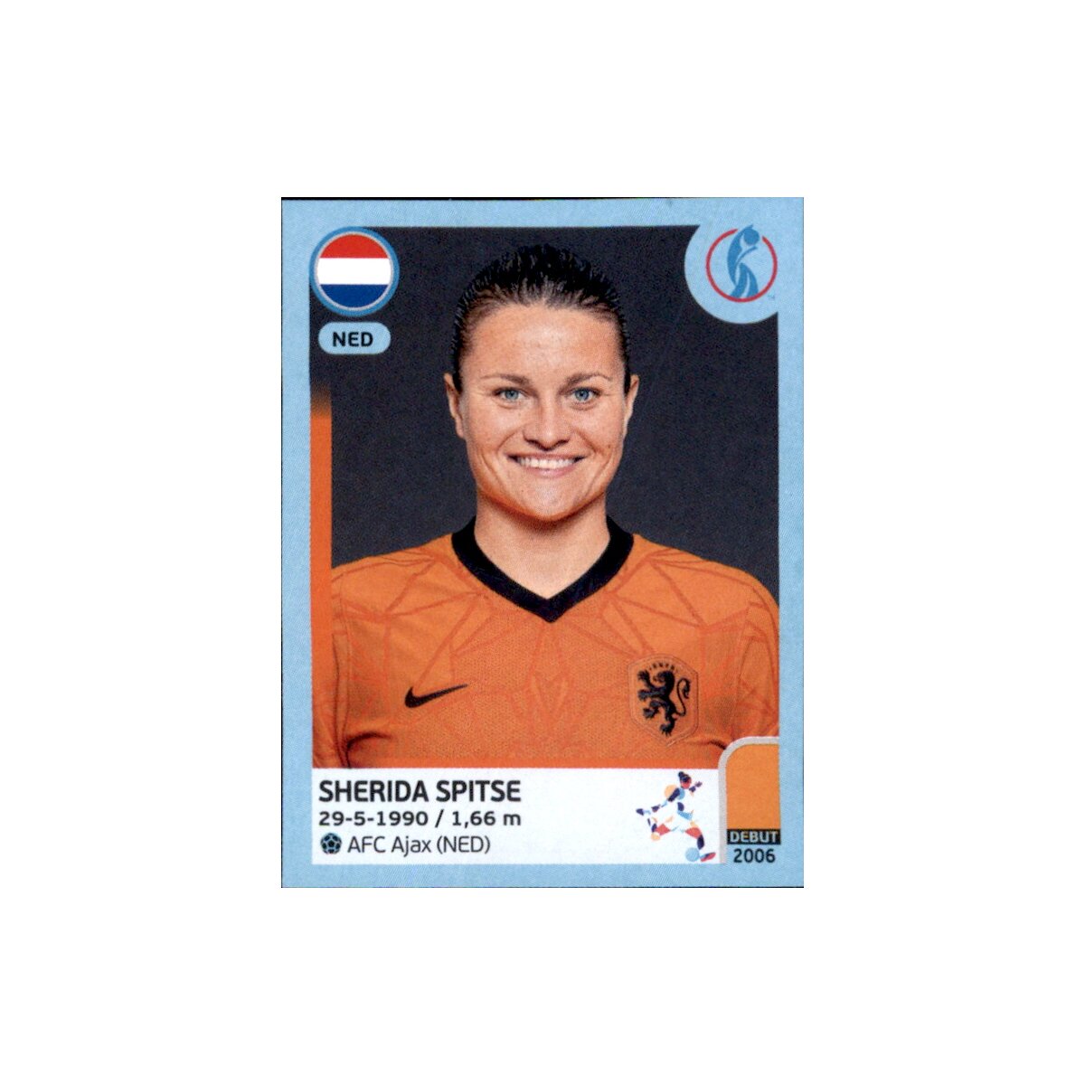 Sherida Spitse Ajax Vrouwen Sticker   Sherida Spitse Ajax Vrouwen