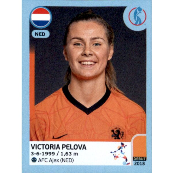 Frauen EM 2022 Sticker 212 - Victoria Pelova - Niederlande