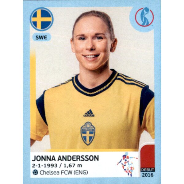 Frauen EM 2022 Sticker 226 - Jonna Andersson - Schweden