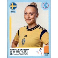 Frauen EM 2022 Sticker 233 - Hanna Bennison - Schweden