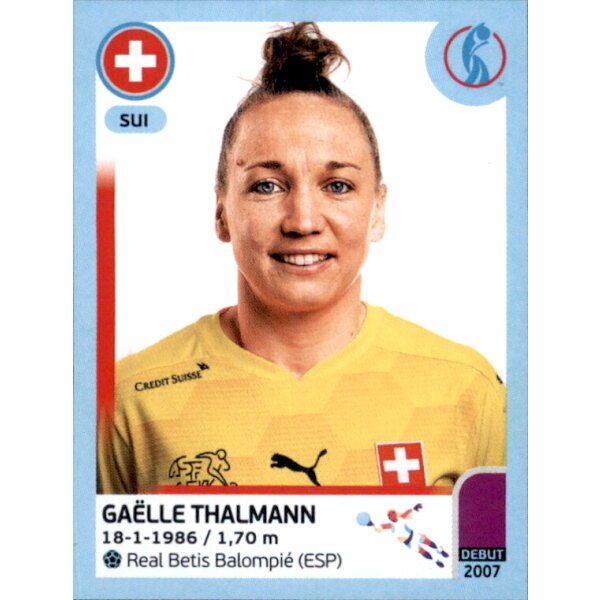 Frauen EM 2022 Sticker 263 - Gaëlle Thalmann - Schweiz