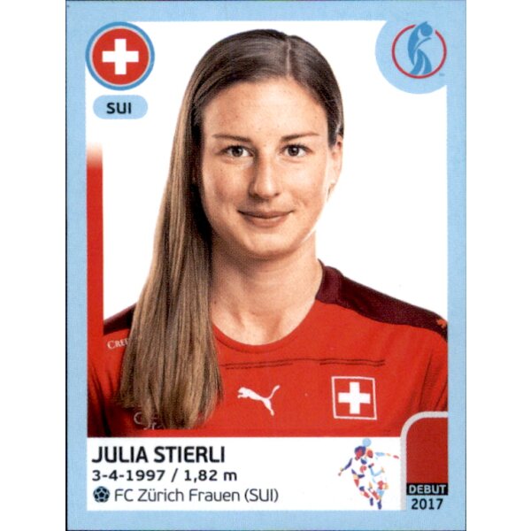 Frauen EM 2022 Sticker 267 - Julia Stierli - Schweiz