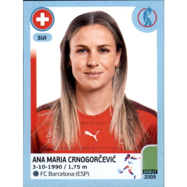 Frauen EM 2022 Sticker 279 - Ana Maria Crnogorcevic - Schweiz