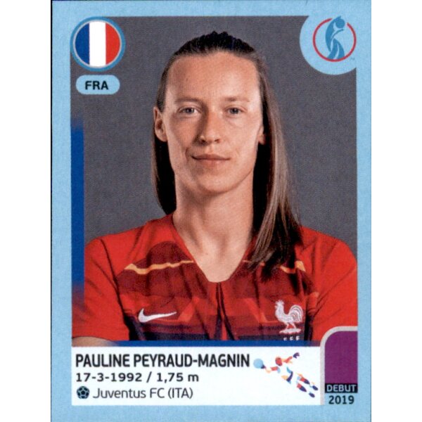 Frauen EM 2022 Sticker 284 - Pauline Peyraud-Magnin - Frankreich