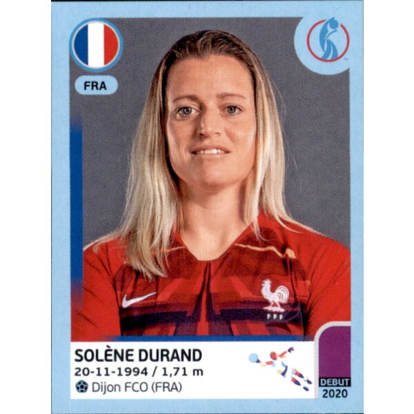 Frauen EM 2022 Sticker 285 - Solene Durand - Frankreich