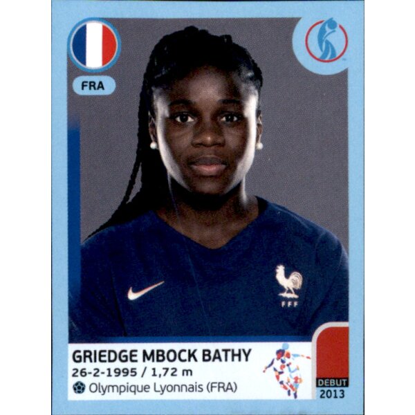 Frauen EM 2022 Sticker 286 - Griedge Mbock Bathy - Frankreich