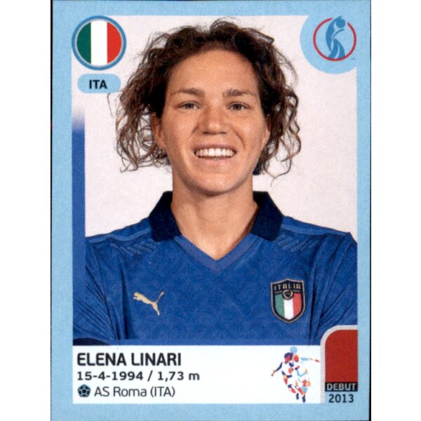 Frauen EM 2022 Sticker 311 - Elena Linari - Italien