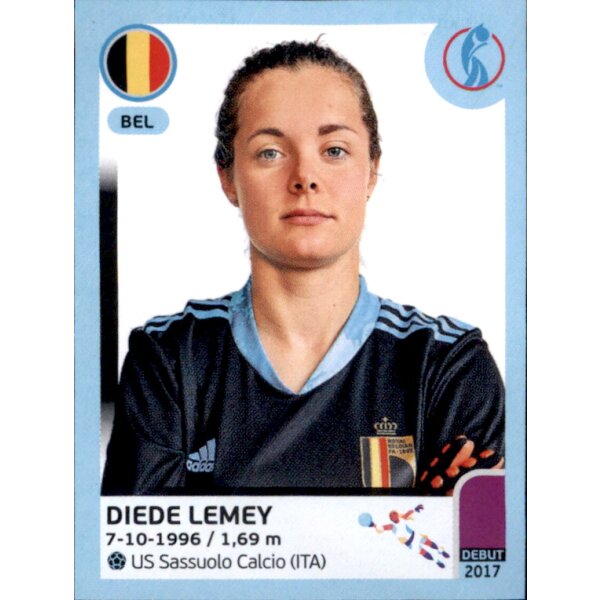 Frauen EM 2022 Sticker 327 - Diede Lemey - Belgien