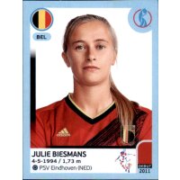 Frauen EM 2022 Sticker 331 - Julie Biesmans - Belgien