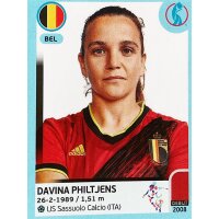 Frauen EM 2022 Sticker 333 - Davina Philtjens - Belgien