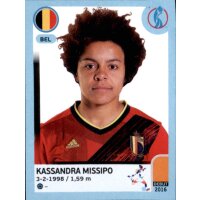 Frauen EM 2022 Sticker 335 - Kassandra Missipo - Belgien