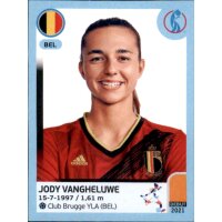 Frauen EM 2022 Sticker 336 - Jody Vangheluwe - Belgien