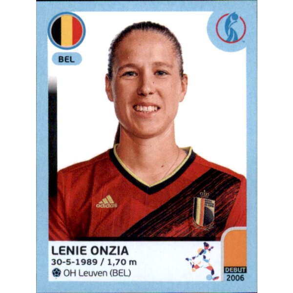 Frauen EM 2022 Sticker 337 - Lenie Onzia - Belgien