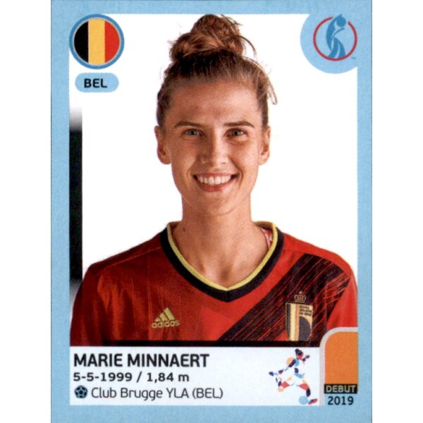 Frauen EM 2022 Sticker 338 - Marie Minnaert - Belgien