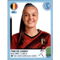 Frauen EM 2022 Sticker 343 - Tine De Caigny - Belgien