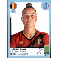 Frauen EM 2022 Sticker 345 - Jassina Blom - Belgien