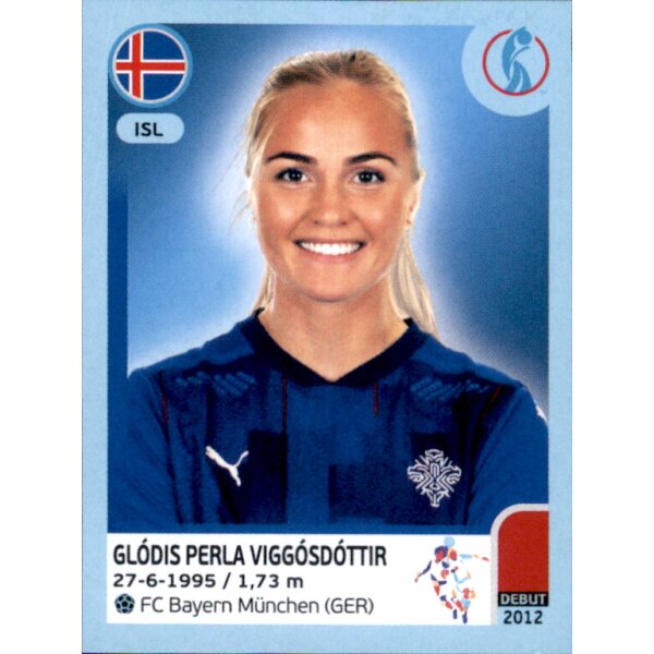 Frauen EM 2022 Sticker 350 - Glodis Perla Viggosdottir - Island