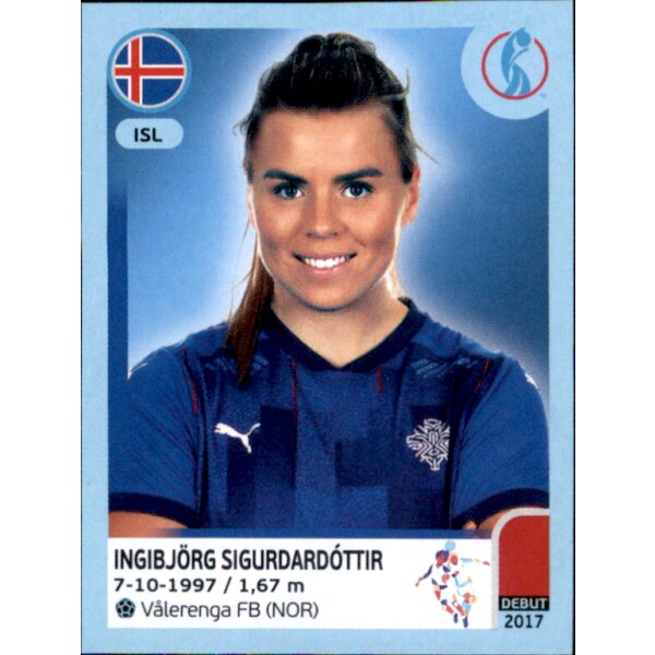 Frauen EM 2022 Sticker 351 - Ingibjörg Sigurdardottir - Island